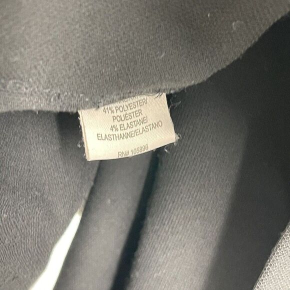 Worth New York womans blouse Oversized M black button down short sleeve BoxG - Picture 5 of 6